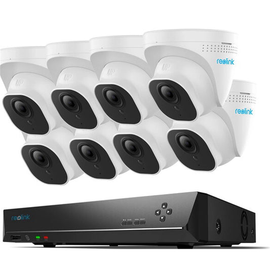 RLK16-800D8-A - 8MP/4K 16 Channel NVR Smart Surveillance System with Person/Vehicle Detection Cameras